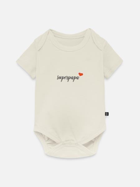 Super dad - Baby Premium short-sleeve bodysuit - off white
