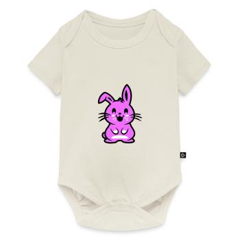 Easter Symbol Bunny - Baby Premium short-sleeve bodysuit - off white - Front