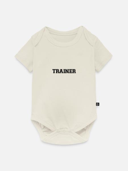 Trainer - Baby Premium Kurzarmbody - Naturweiß