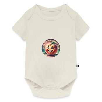 Heute bin ich in der Stimmung - Baby Premium Kurzarmbody - Naturweiß - Vorne