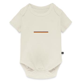 noir rouge or - Body à manches courtes Premium Bébé - blanc cassé - Devant