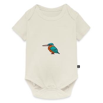Oiseau de glace - Body à manches courtes Premium Bébé - blanc cassé - Devant