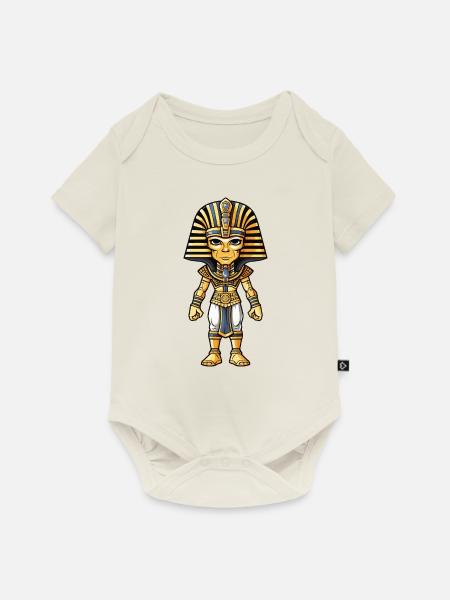 Pharao Comic - Baby Premium Kurzarmbody - Naturweiß