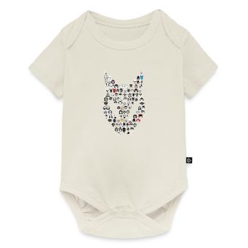 100 Ekuroeils - Baby Premium short-sleeve bodysuit - off white - Front