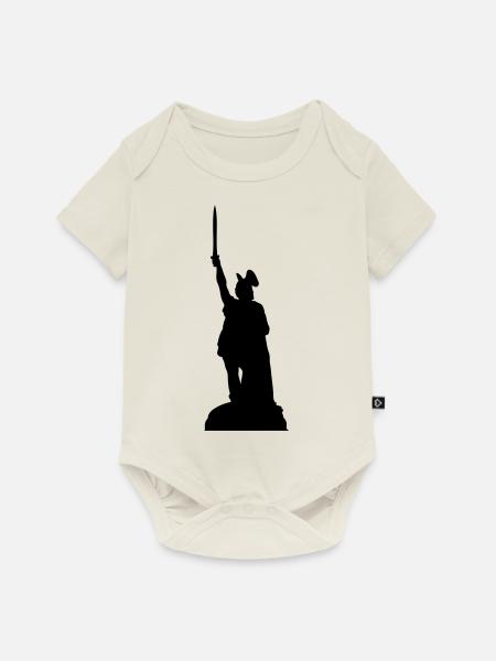 Hermannsdenkmal - Baby Premium Kurzarmbody - Naturweiß