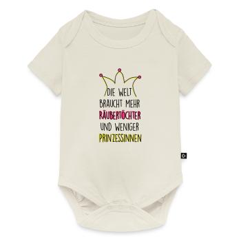 Räubertöchter - Baby Premium Kurzarmbody - Naturweiß - Vorne