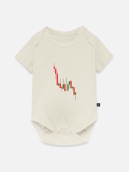 Kurskerzen - Baby Premium Kurzarmbody - Naturweiß