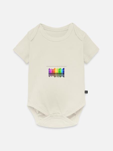 equalizer - Baby Premium Kurzarmbody - Naturweiß