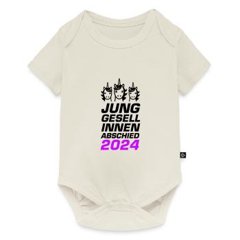 Bachelorette Party 2024 Unicorn - Baby Premium short-sleeve bodysuit - off white - Front