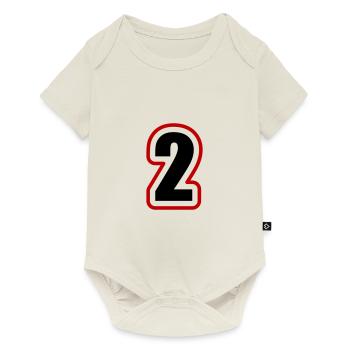 2 Number College - Baby Premium short-sleeve bodysuit - off white - Front