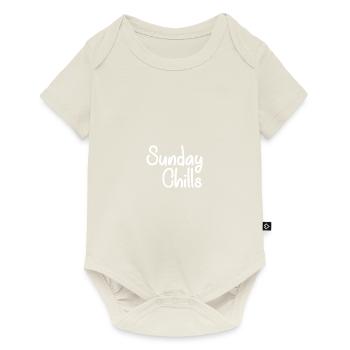 Sunday Chills Sunday Chills Wochenendpause - Baby Premium Kurzarmbody - Naturweiß - Vorne