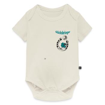 Glücksbringer - Baby Premium Kurzarmbody - Naturweiß - Vorne