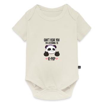 Panda Bear Korea Korean Music I Gift - Baby Premium short-sleeve bodysuit - off white - Front