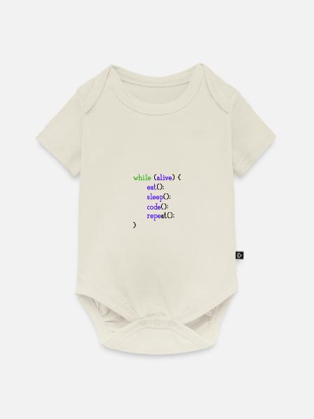 Informatiker - Baby Premium Kurzarmbody - Naturweiß