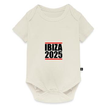 Ibiza 2025 - Body à manches courtes Premium Bébé - blanc cassé - Devant