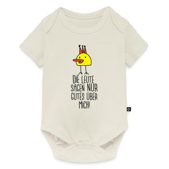 Die gute Ente (Spruch) - Baby Premium Kurzarmbody - Naturweiß - Vorne