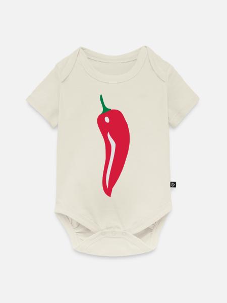 Pepperoni - Baby Premium Kurzarmbody - Naturweiß