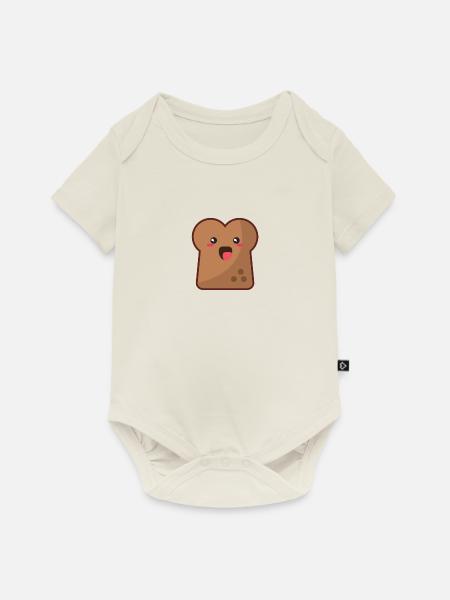 Toast - Baby Premium Kurzarmbody - Naturweiß