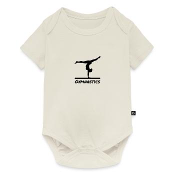 Turnerin, Turnen - Baby Premium Kurzarmbody - Naturweiß - Vorne