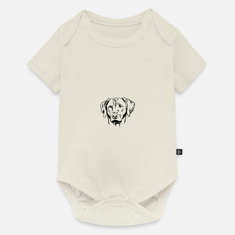 Rhodesian Ridgeback - Baby Premium Kurzarmbody - Naturweiß