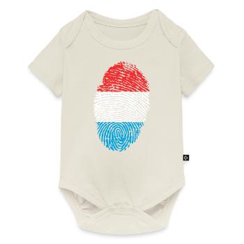 Fingerprint i love Luxembourg Luxembourg - Baby Premium short-sleeve bodysuit - off white - Front