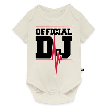 Official DJ Music Pulse - Baby Premium short-sleeve bodysuit - off white - Front