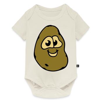 small potato - Baby Premium short-sleeve bodysuit - off white - Front