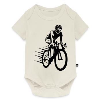 radsport - Baby Premium Kurzarmbody - Naturweiß - Vorne