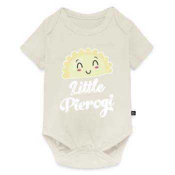 Polnische Pierogi Polen Mahlzeit Baby Polen - Baby Premium Kurzarmbody - Naturweiß - Vorne