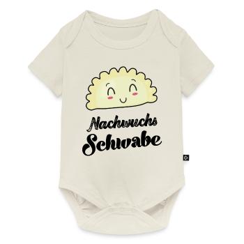 Kleiner Schwabe Schwäbin Maultaschen Schwaben - Baby Premium Kurzarmbody - Naturweiß - Vorne