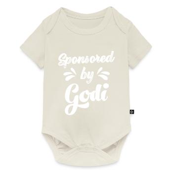 Sponsored by Godi Patentante Österreich Taufgodi - Baby Premium Kurzarmbody - Naturweiß - Vorne