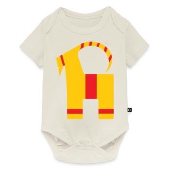 Julbock | - Baby Premium Kurzarmbody - Naturweiß - Vorne