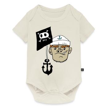 Matros St pauli - Baby Premium Kurzarmbody - Naturweiß - Vorne