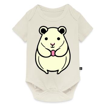 Hamster cute animal rodent animals funny pet 2 - Baby Premium short-sleeve bodysuit - off white - Front