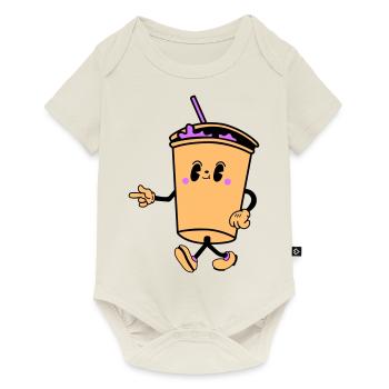 Drink Cartoon - Baby Premium short-sleeve bodysuit - off white - Front