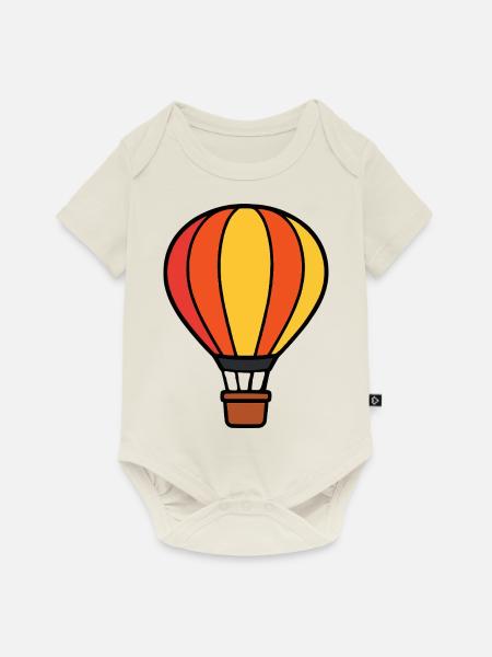 heissluftbalon - Baby Premium Kurzarmbody - Naturweiß