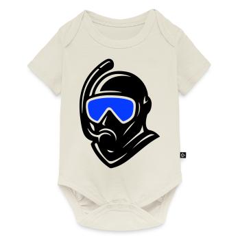 Diver Snorkel Diving - Baby Premium short-sleeve bodysuit - off white - Front