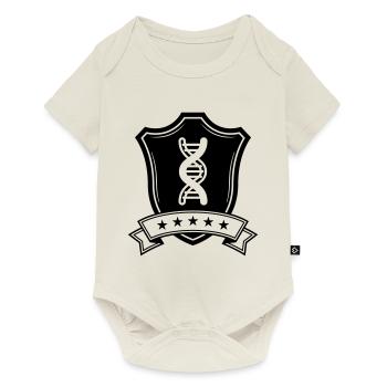 Dna Wappen - Baby Premium Kurzarmbody - Naturweiß - Vorne