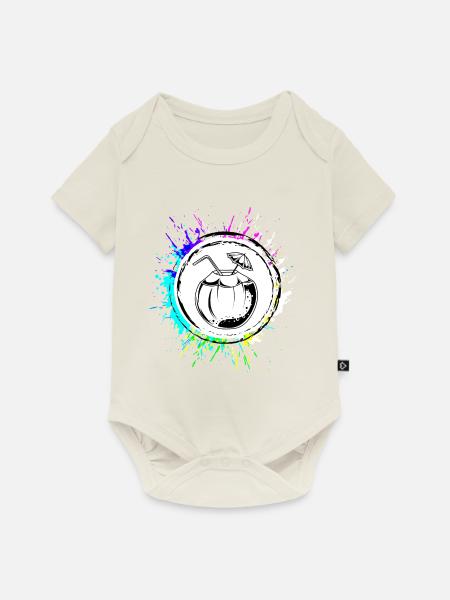 Kokos Icon Symbol - Baby Premium Kurzarmbody - Naturweiß
