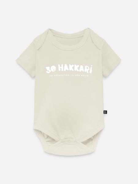 30 Hakkari - Baby Premium Kurzarmbody - Naturweiß