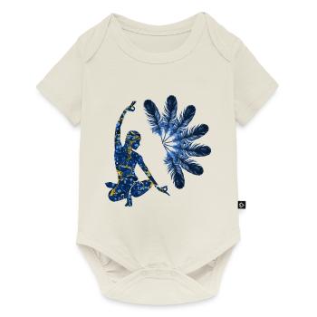 yoga 22 e 272 - Body à manches courtes Premium Bébé - blanc cassé - Devant