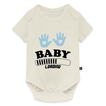 baby loading - Baby Premium short-sleeve bodysuit - off white - Front