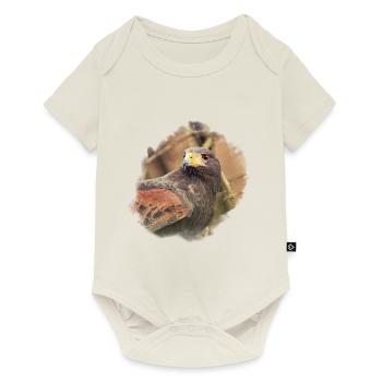 Luzie Harris Hawk - Baby Premium short-sleeve bodysuit - off white - Front