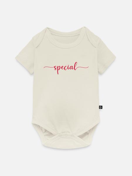 - special - - Baby Premium Kurzarmbody - Naturweiß