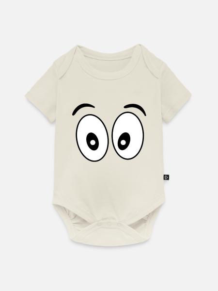 Stauner - Baby Premium Kurzarmbody - Naturweiß