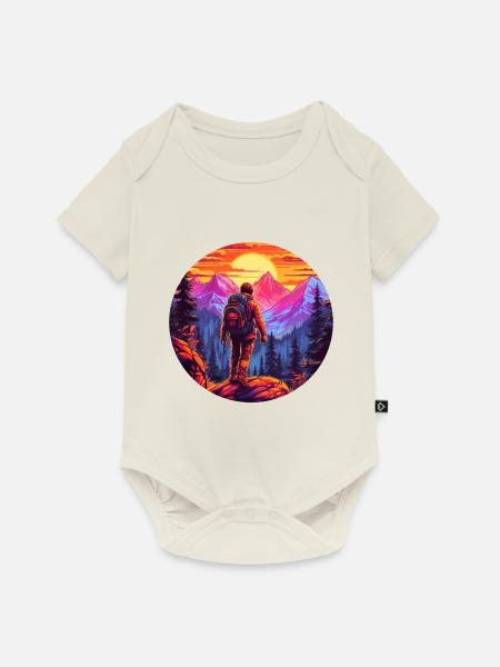 Episches Abenteuer Quest #adventure - Baby Premium Kurzarmbody - Naturweiß