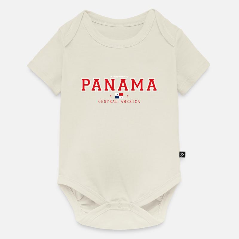 Panama - Body à manches courtes Premium Bébé - blanc cassé
