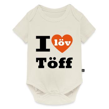 Motorcycle I love Töff gift motorcyclist - Baby Premium short-sleeve bodysuit - off white - Front
