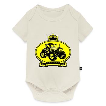 Tracteur Farmer Silhouette Trekker - Body à manches courtes Premium Bébé - blanc cassé - Devant