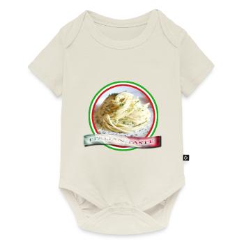 Spaghetti, Italian taste - Baby Premium short-sleeve bodysuit - off white - Front